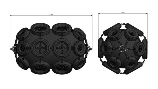 2.0 x 3.5 Yokohama Fender (2020) New