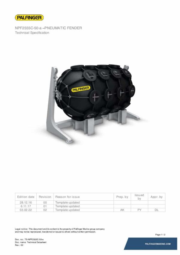 Palfinger Marine Pneumatic Fender - Image 3