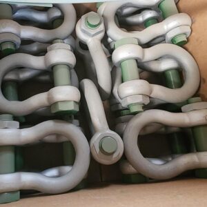 Green Pin Dee Shackle with Screw Pin