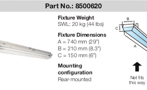 Fluorescent / LED Strip Light Net