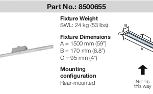 Fluorescent / LED Strip Light Net