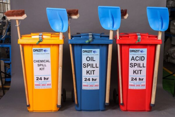 Chemical wheelie bin Spill Kit