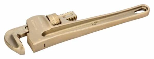 Non-Sparking Heavy Duty Pipe Wrench Aluminium Bronze