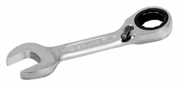 Stubby Combination Ratcheting Wrench