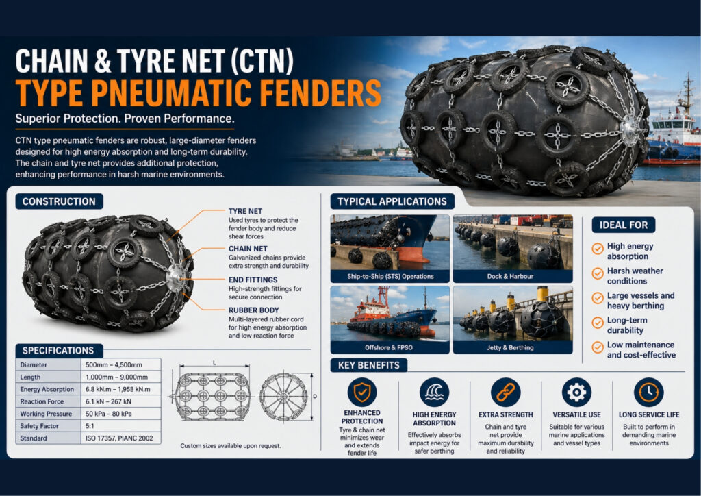 Chain-Tyre-Net-CTN-Type-pneumatic-fenders.