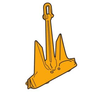 Cast Steel AC-14 Type High Holding Power Stockless Anchor